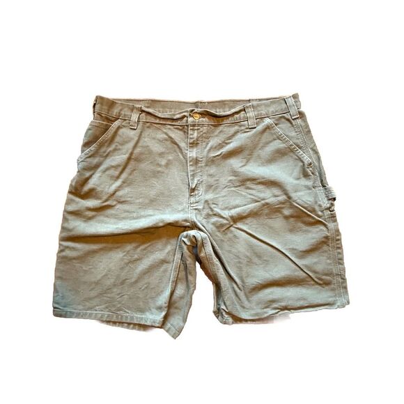 Carhartt Shorts Men's 42 Gray Carpenter Relaxed Fit Carpenter‎ Workwear - Picture 1 of 8